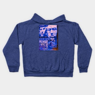 Graffiti Blue Street Art Manhattan NYC Kids Hoodie